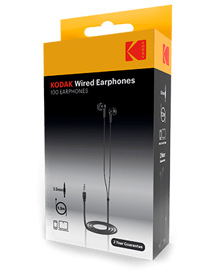 auriculares con cable Kodak 100 Earphones